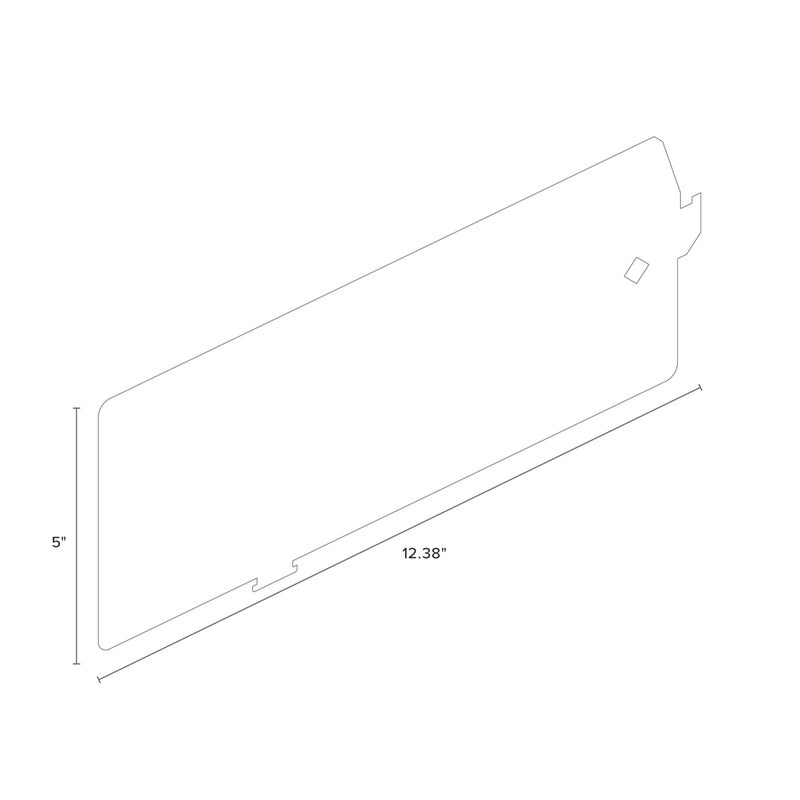 Lorell Lateral File Divider Kit, 12.4" x 5", Platinum Gray (LLR60564), Fits Lorell Lateral Filing Cabinets,10 Count - Image 2